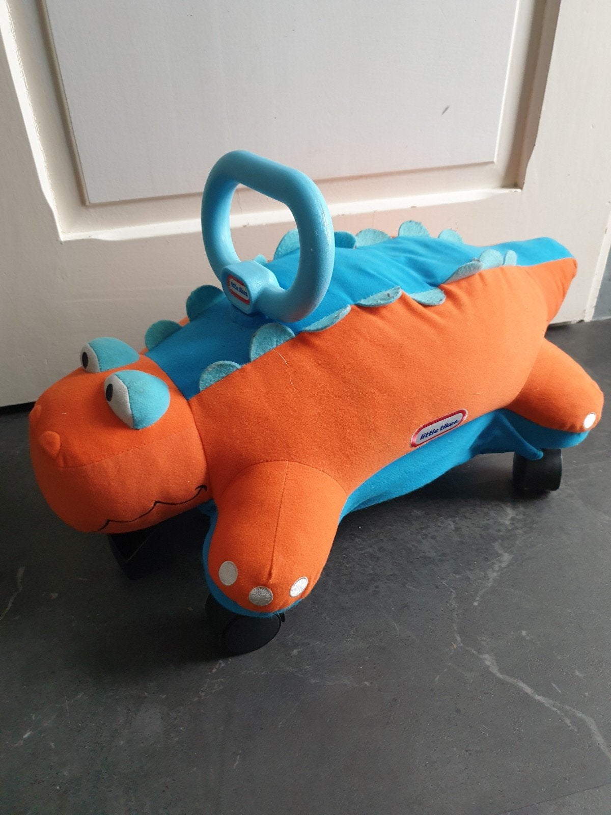 Little Tikes Dino Loopauto - Oranje/Blauw, Ophalen, Gebruikt, Loopvoertuig