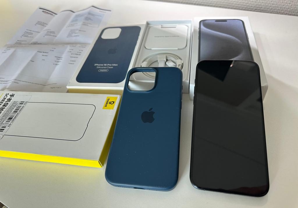 iPhone 15 Pro Max – Blauw – 512GB, Telecommunicatie, Mobiele telefoons | Apple iPhone, 512 GB, Blauw, Ophalen of Verzenden, Zo goed als nieuw