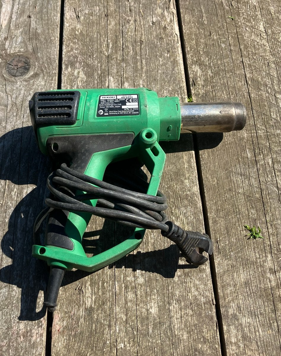 Hikoki RH650V heteluchtpistool - 2000W - 50/650'C, Ophalen, Gebruikt