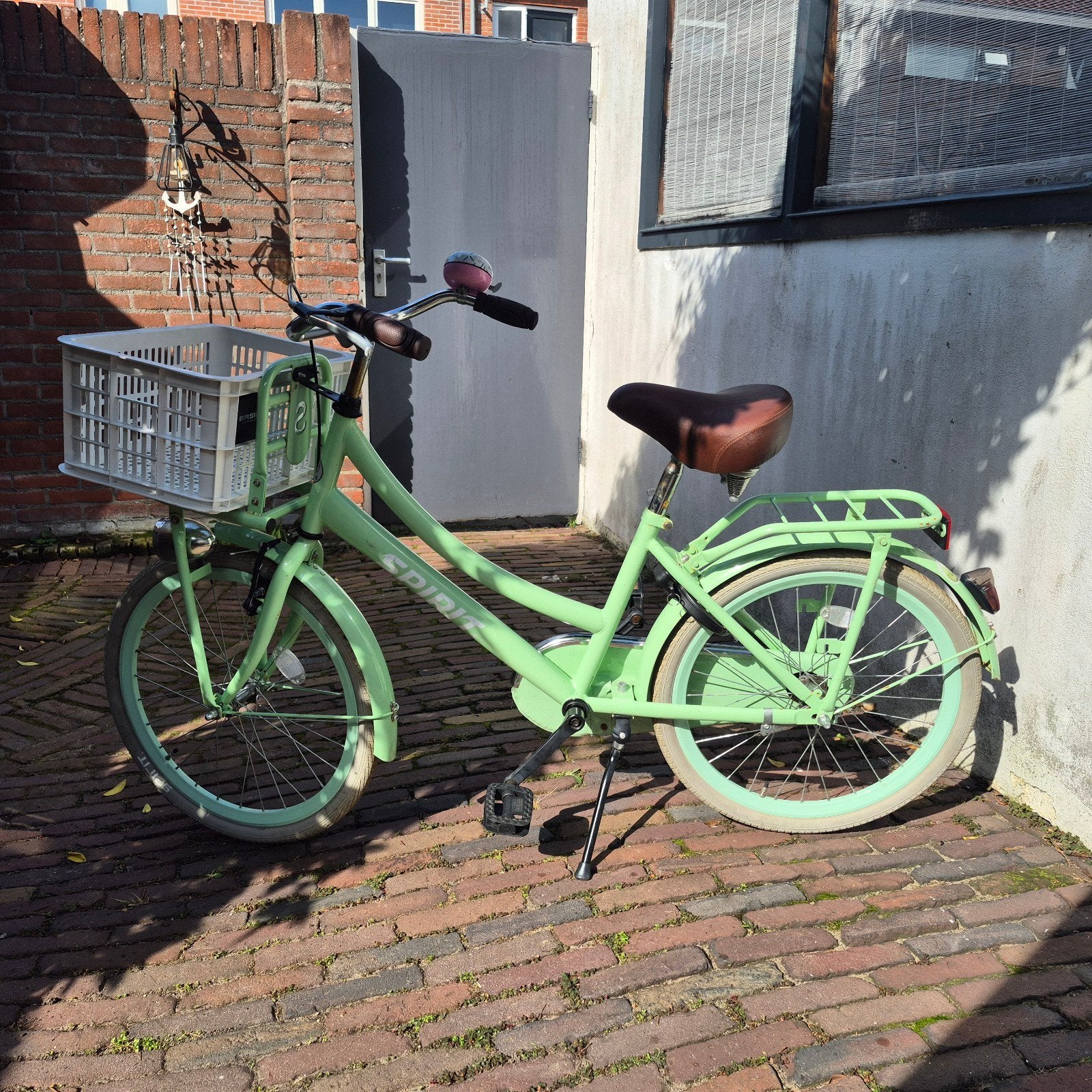 Spirit kinderfiets 22 inch met stuurkrat en fietsbel, Fietsen en Brommers, Ophalen, 22 inch, Gebruikt, Spirit