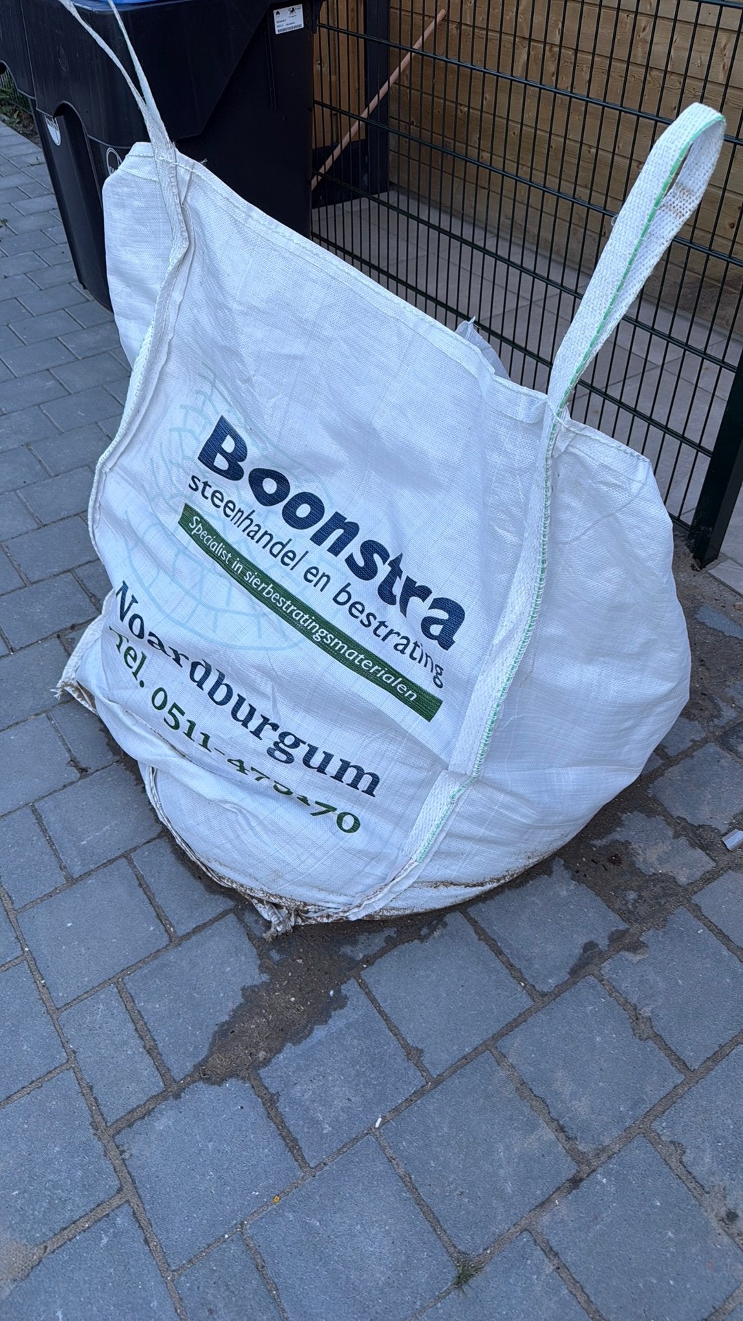 1/2 bigbag Drainage/ophoogzand, Tuin en Terras, Ophalen, Zo goed als nieuw, Ophoogzand