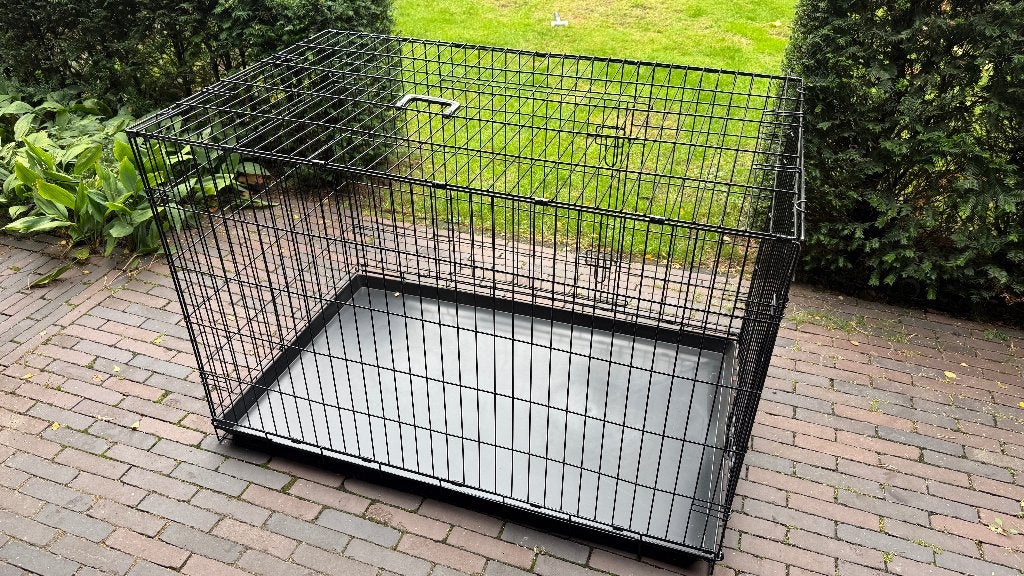 hondenbench groot (120cm x80cm) voor grote hond, Dieren en Toebehoren, Hondenbenches, Ophalen, Zo goed als nieuw