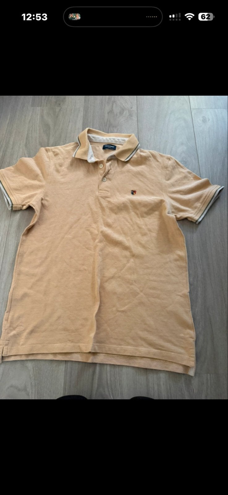 Jack & Jones polo in maat M, Kleding | Heren, Ophalen of Verzenden, Gedragen, Maat 48/50 (M), Oranje