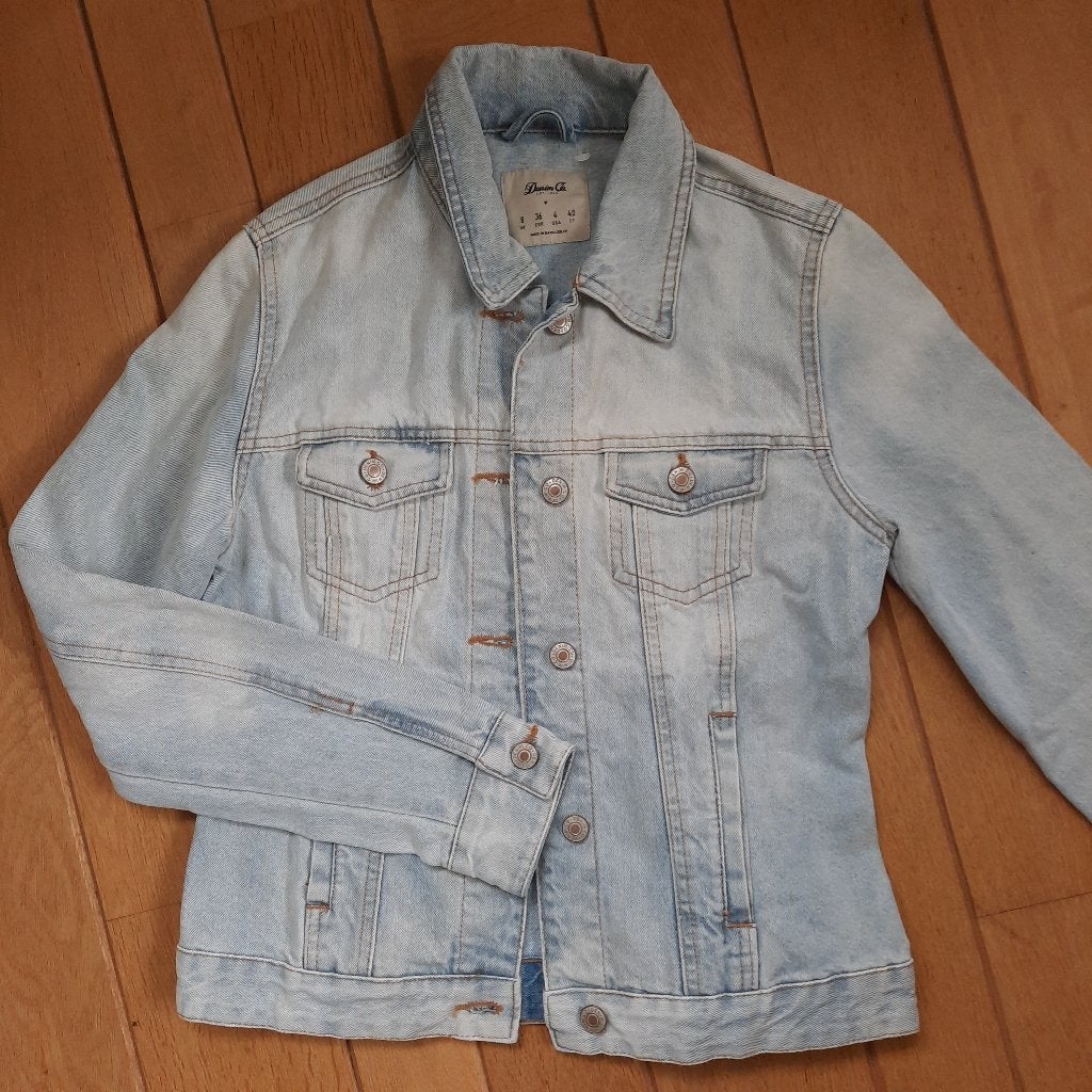 Denim Co spijkerjack licht blauw maat 36, Blauw, Ophalen of Verzenden, Zo goed als nieuw, Maat 36 (S)