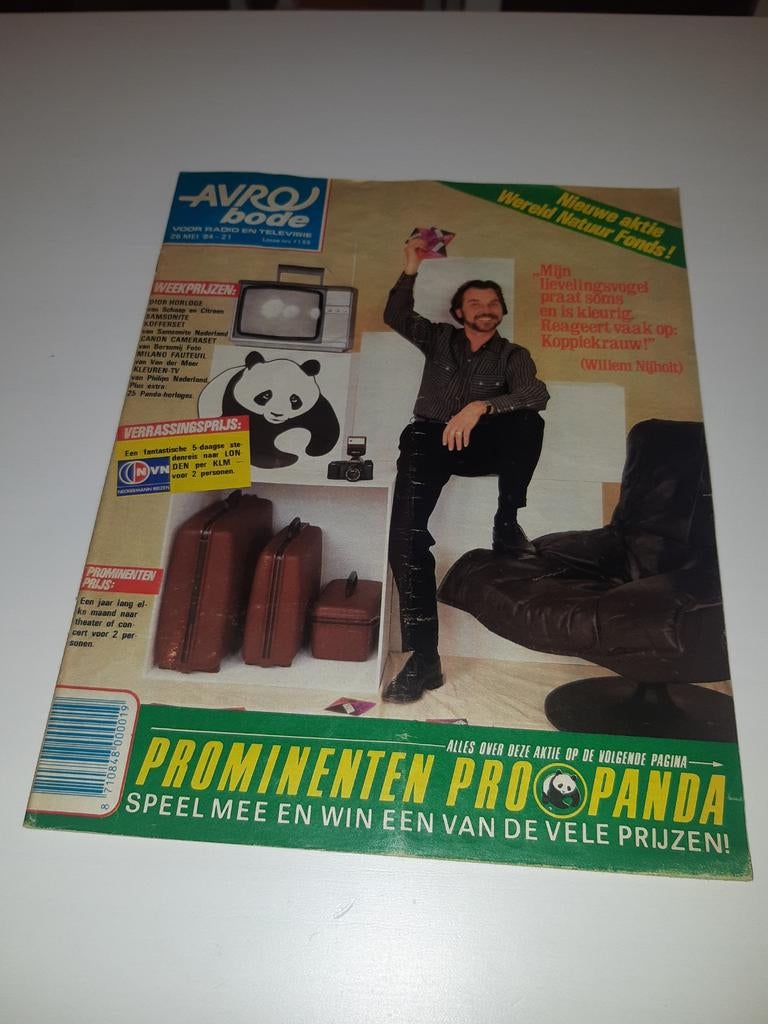 21.Avro Bode 1984. Willem Nijholt. Zeg ns Aaa. Joop Geesink., Ophalen of Verzenden, 1980 tot heden, Tijdschrift