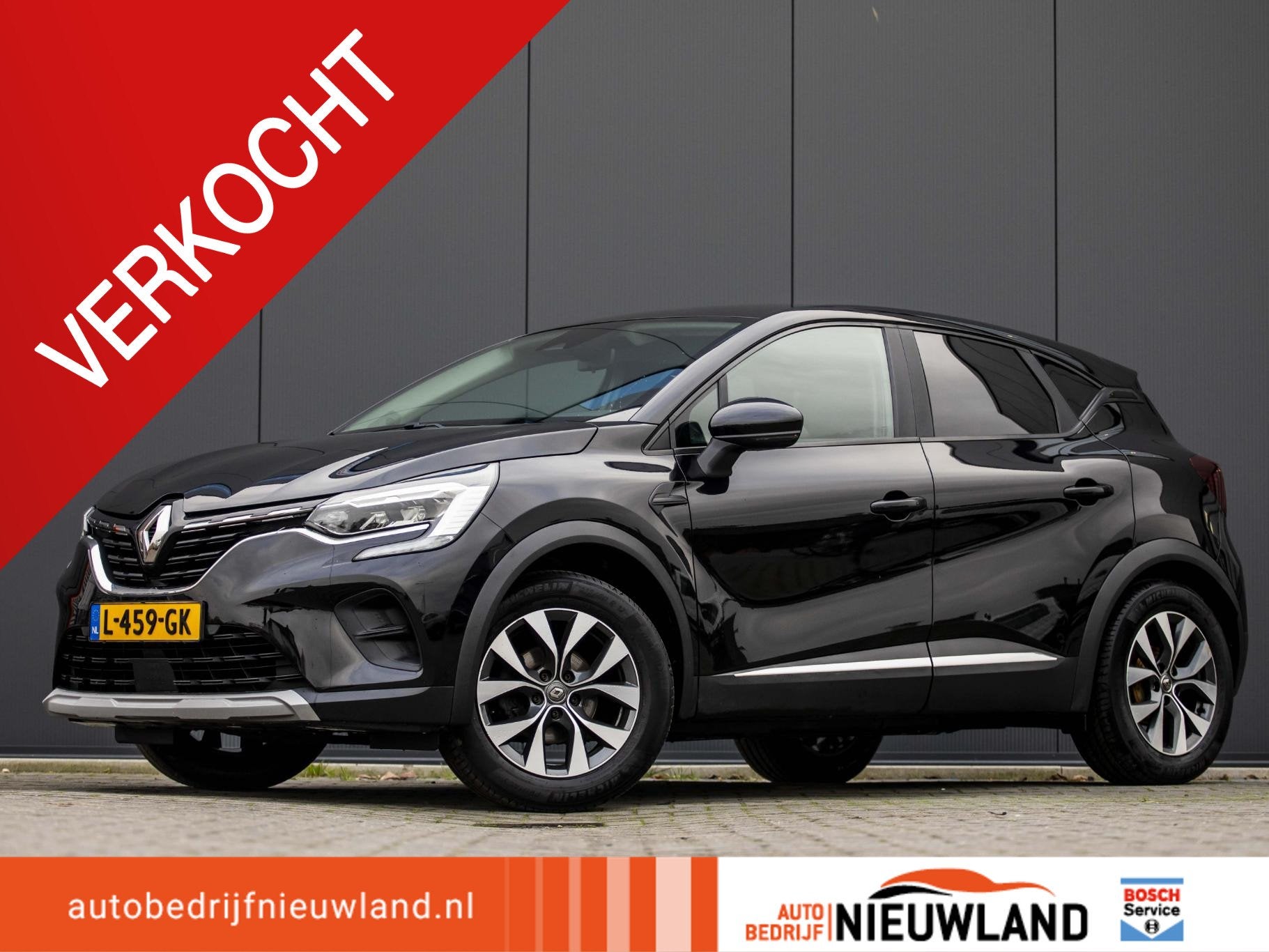 Renault Captur 1.0 TCe 100 Intens 110 pk, trekhaak, lichtmet, Auto's, Voorwielaandrijving, Gebruikt, Euro 6, 1165 kg