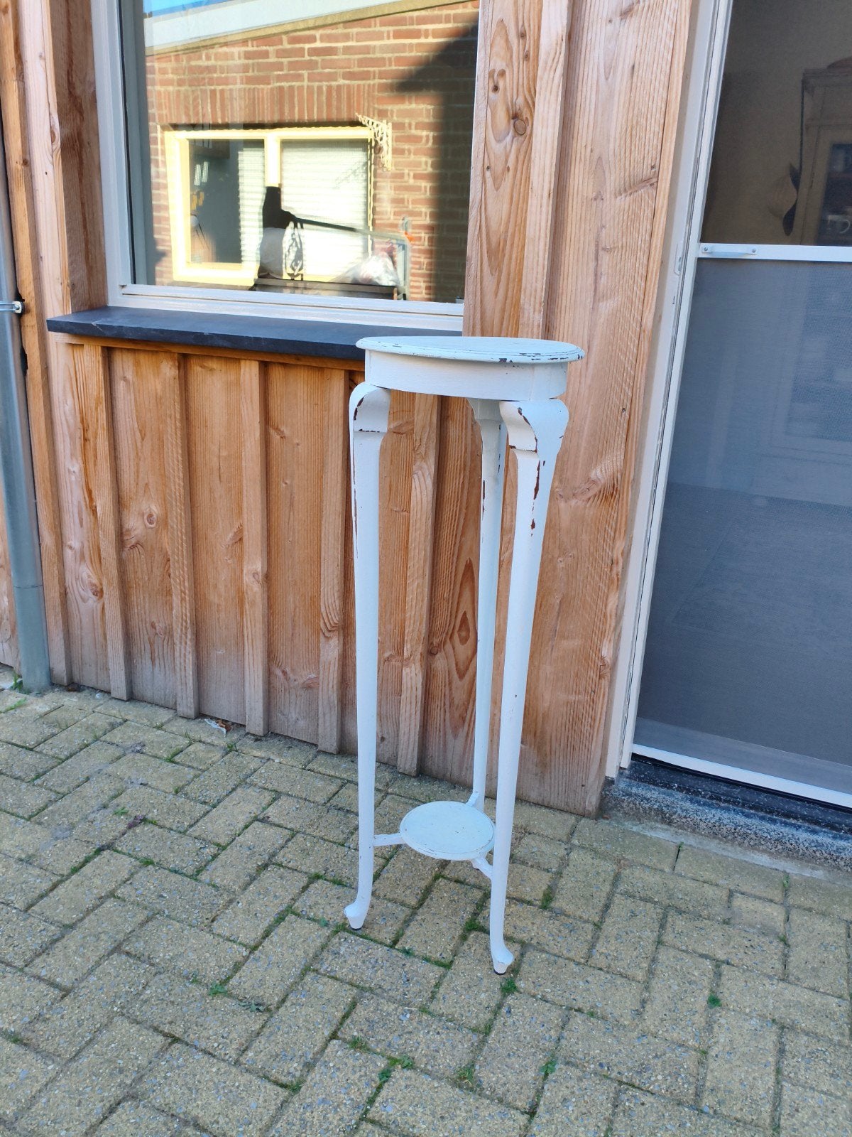 Antieke plantentafel/bijzettafel - Shabby Chic, Ophalen