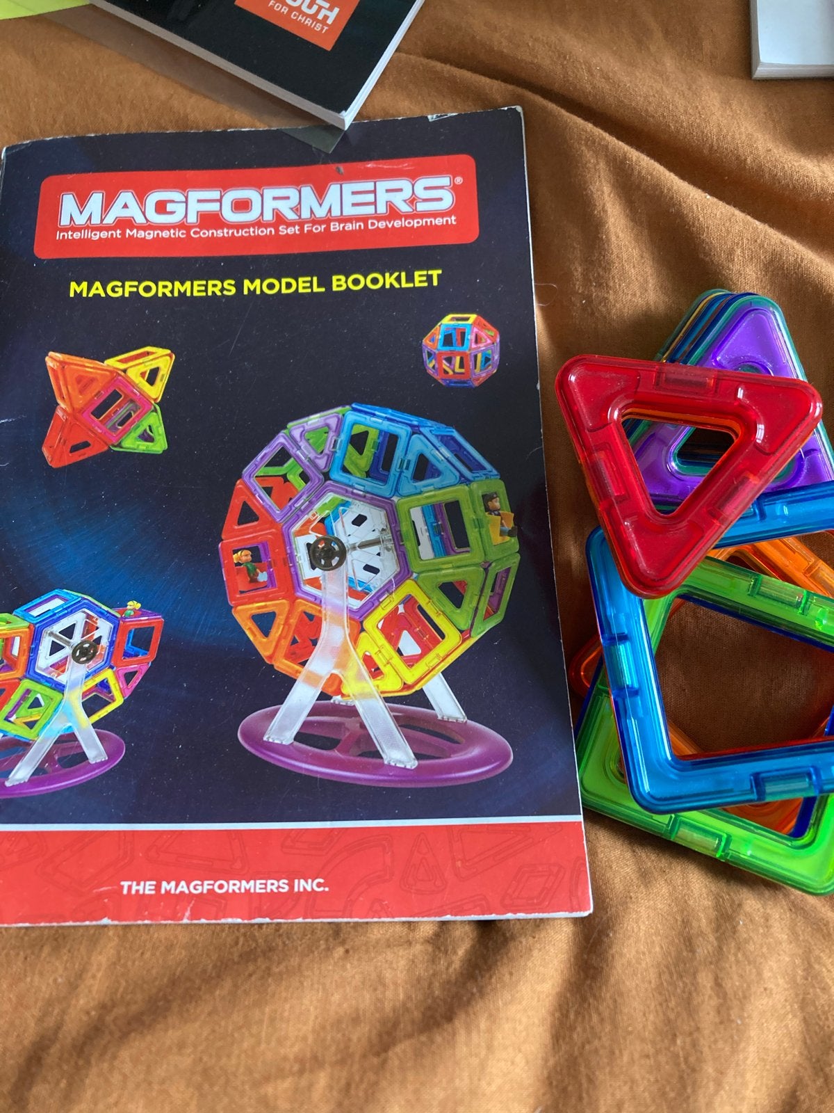 Magformers Magnetisch Constructiespeelgoed met Boekje, Ophalen of Verzenden, Gebruikt, Overige merken