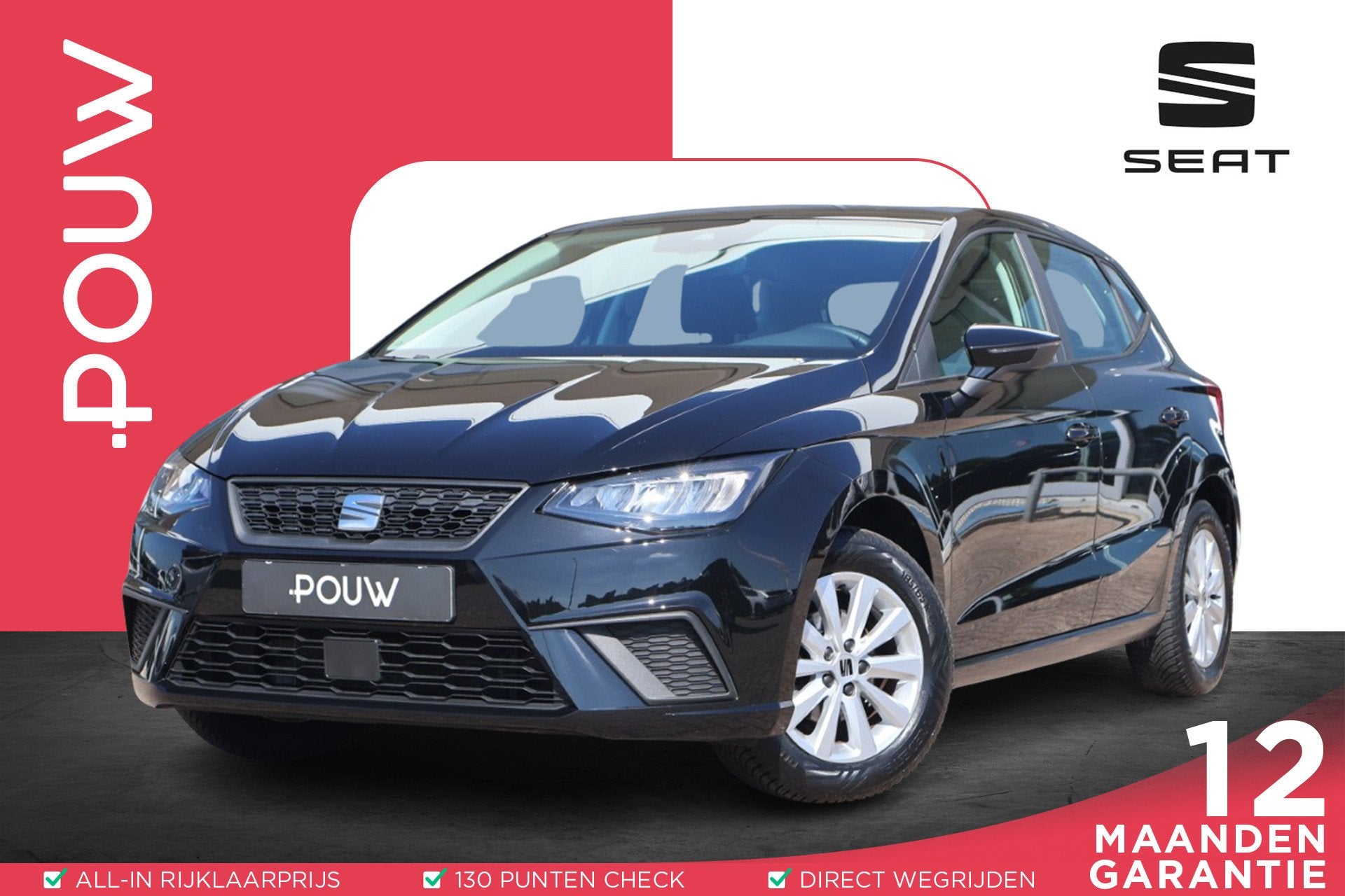 SEAT Ibiza 1.0 EcoTSI 95pk Style | Apple Carplay | PDC | Cru