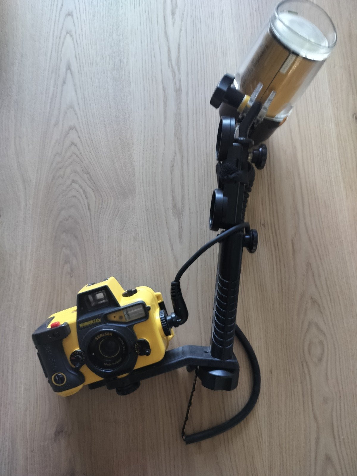 Sea & Sea Motormarine II EX onderwatercamera set, Sea & Sea, Inclusief flitser, Ophalen of Verzenden, Complete set