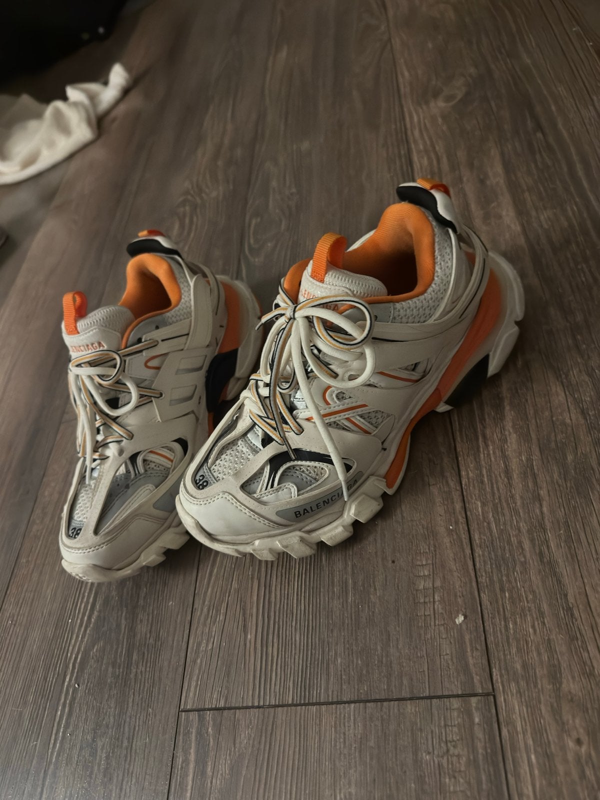 Balenciaga Track Sneakers - Maat 38, Ophalen of Verzenden, Gedragen, Wit, Sneakers of Gympen