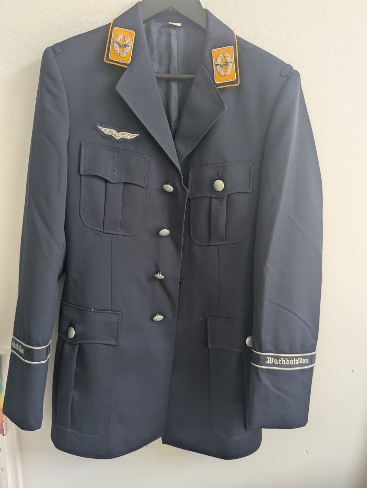 Duitsland Wachbataillon Uniform Jas - Maat 38, Verzamelen, Militaria | Algemeen, Ophalen of Verzenden, Landmacht, Duitsland, Kleding of Schoenen