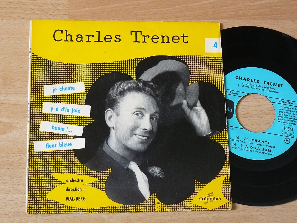 EP Charles Trenet * Je chante / Boum / Fleur bleue, EP, Verzenden, Gebruikt, EP