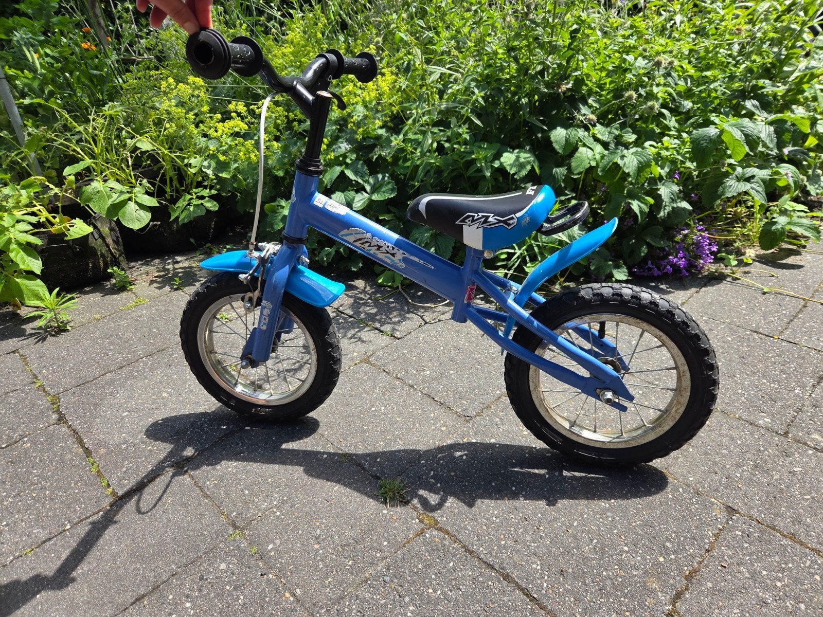 Loopfiets 12 inch blauw, Fietsen en Brommers, Ophalen, Gebruikt, Minder dan 16 inch