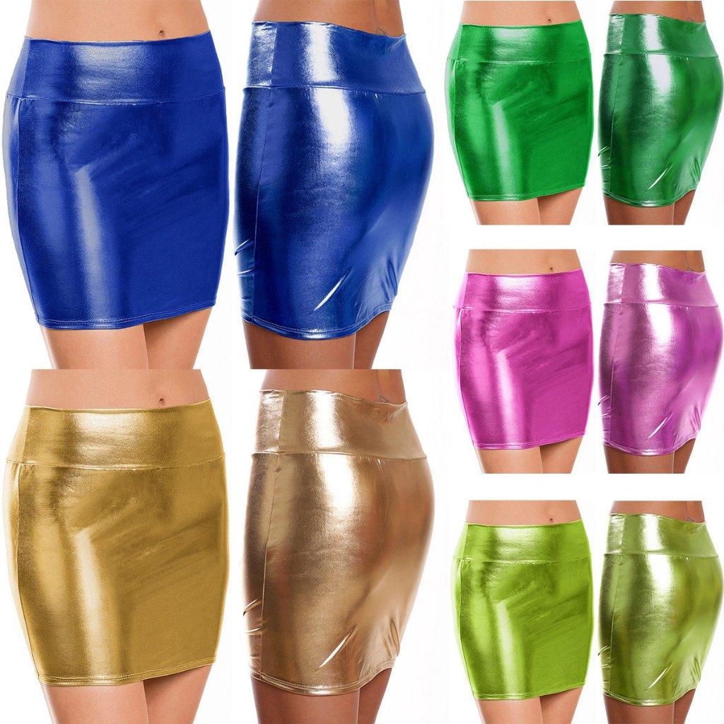 Pencil rok wetlook (sexy latex rubber rokje leer leren pvc), Kleding | Dames, Maat 38/40 (M), Overige kleuren, Verzenden, Nieuw