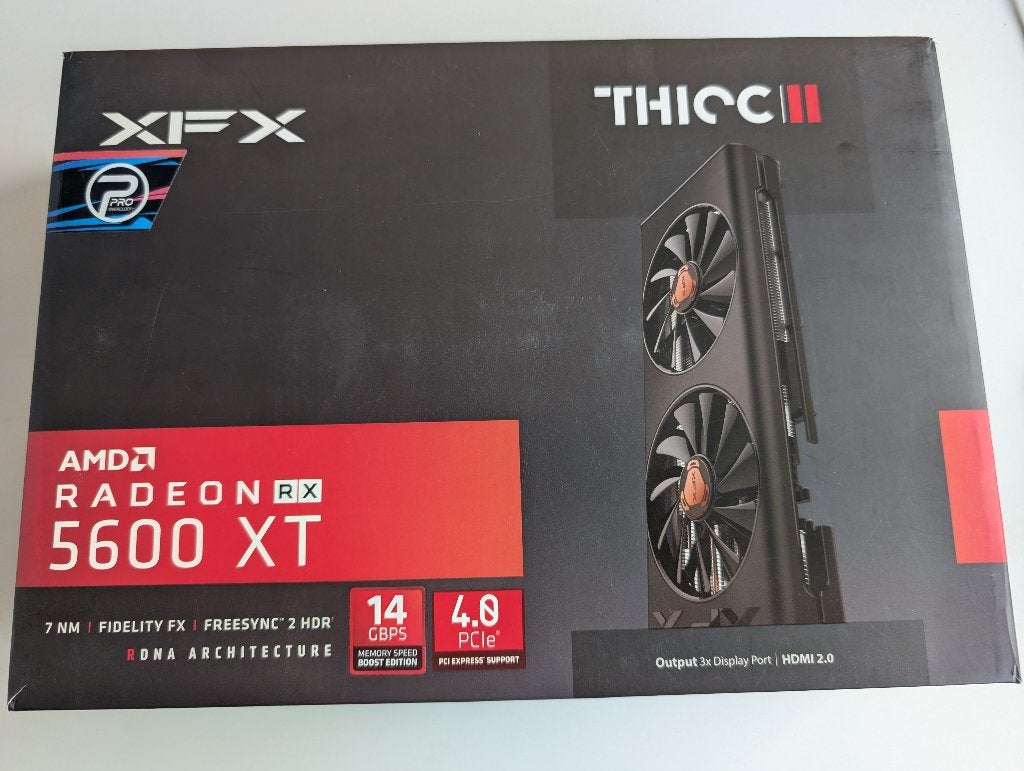 XFX AMD Radeon RX 5600 XT videokaart, Computers en Software, Videokaarten, AMD, GDDR6, PCI-Express 4, Ophalen of Verzenden