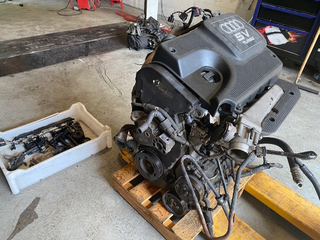 Audi TT AJQ 1.8 5v motorblok, Auto-onderdelen, Remmen en Aandrijving, Ophalen, Gebruikt, Audi