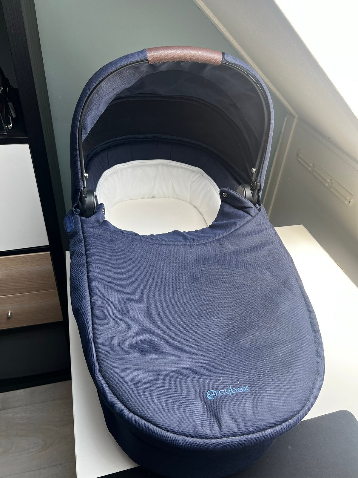 Cybex reiswieg - Cot S Lux, Zo goed als nieuw, Met reiswieg, Ophalen, Kinderwagen