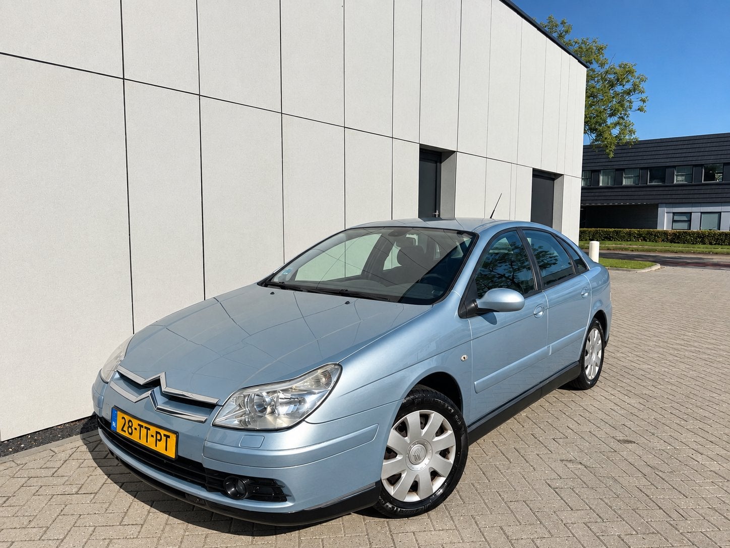 Citroën C5 2.0I 16V Ligne Business 2007 Blauw/LPG G3/AIRCO/, Auto's, 4 cilinders, Blauw, Mistlampen, Origineel Nederlands