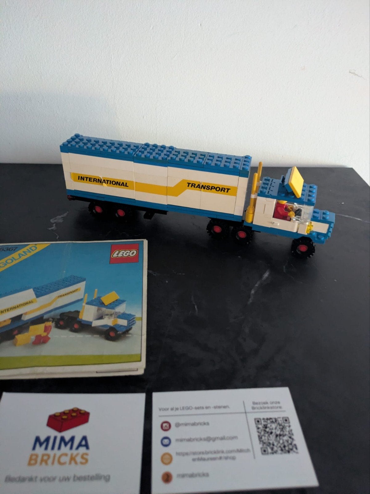 Lego 6367 International Transport vrachtwagen compleet, Lego, Ophalen of Verzenden, Privacy.officer@lego.com, Complete set