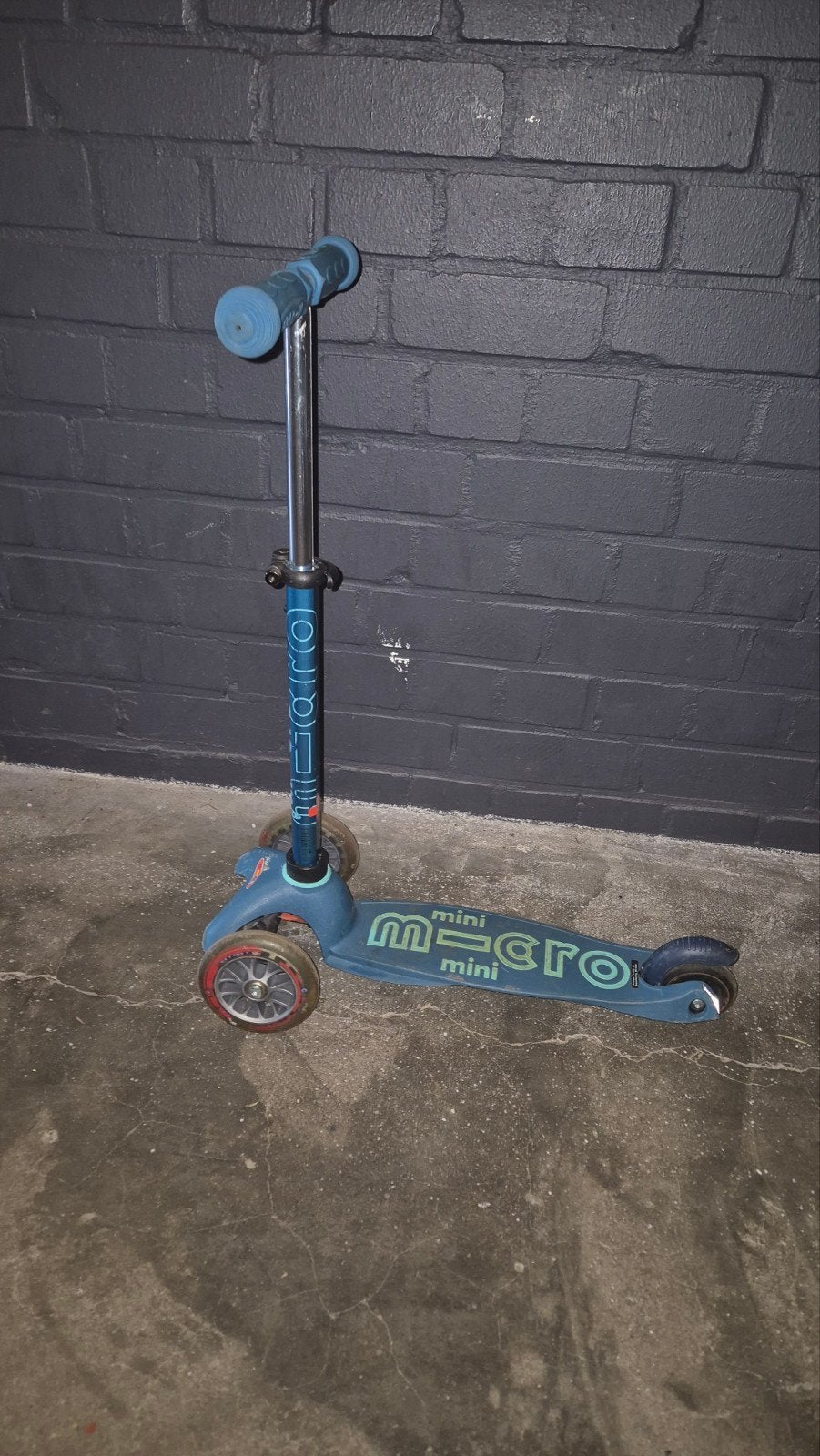 Micro step blauw, Ophalen of Verzenden, Gebruikt, Gewone step