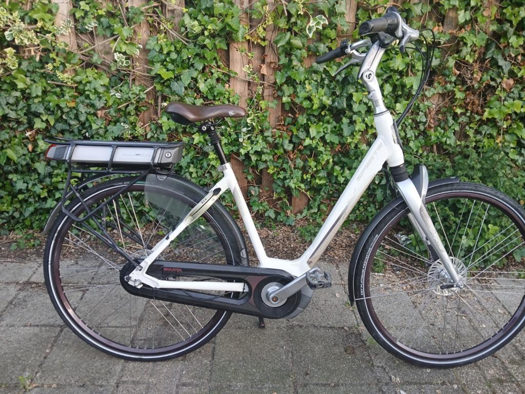 Sparta M8i Elektrische Damesfiets – Nieuwe accu met garantie, Ophalen, Sparta, 53 tot 56 cm, Versnellingen