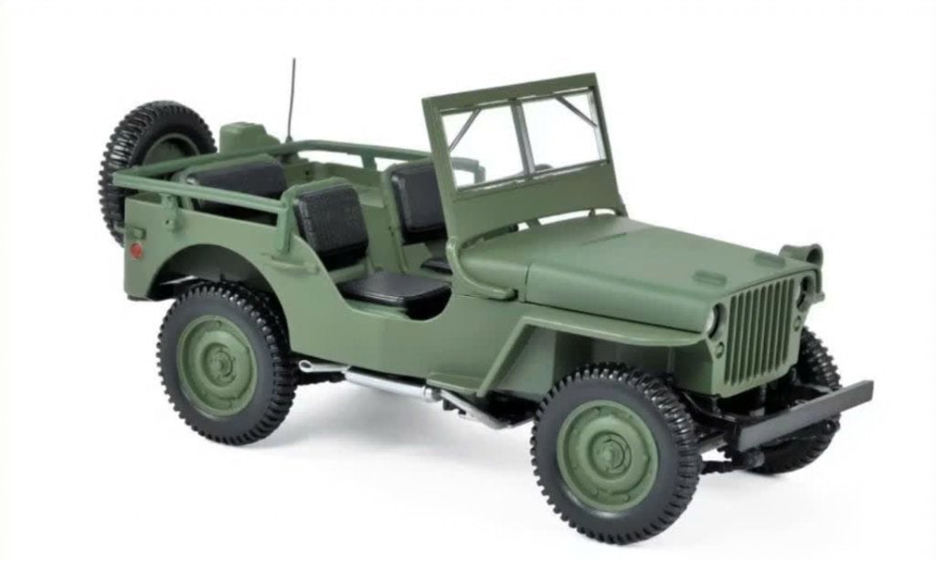 Jeep willy 1942 Leger groen schaal 1/18 NOREV ref: 189013