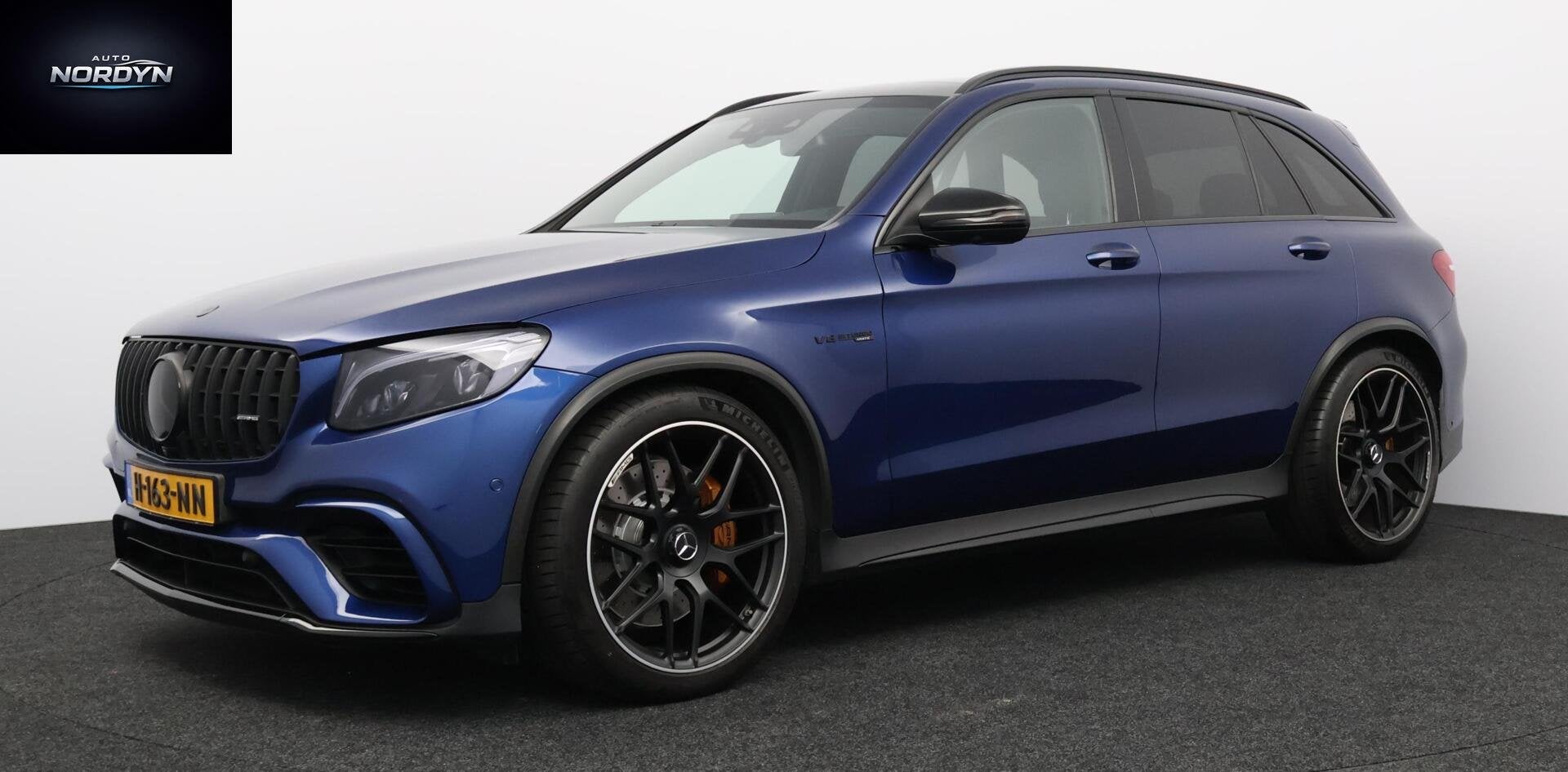 Mercedes GLC-klasse AMG 63 S 4MATIC+, Auto's, Automaat, Gebruikt, 510 pk, Blauw