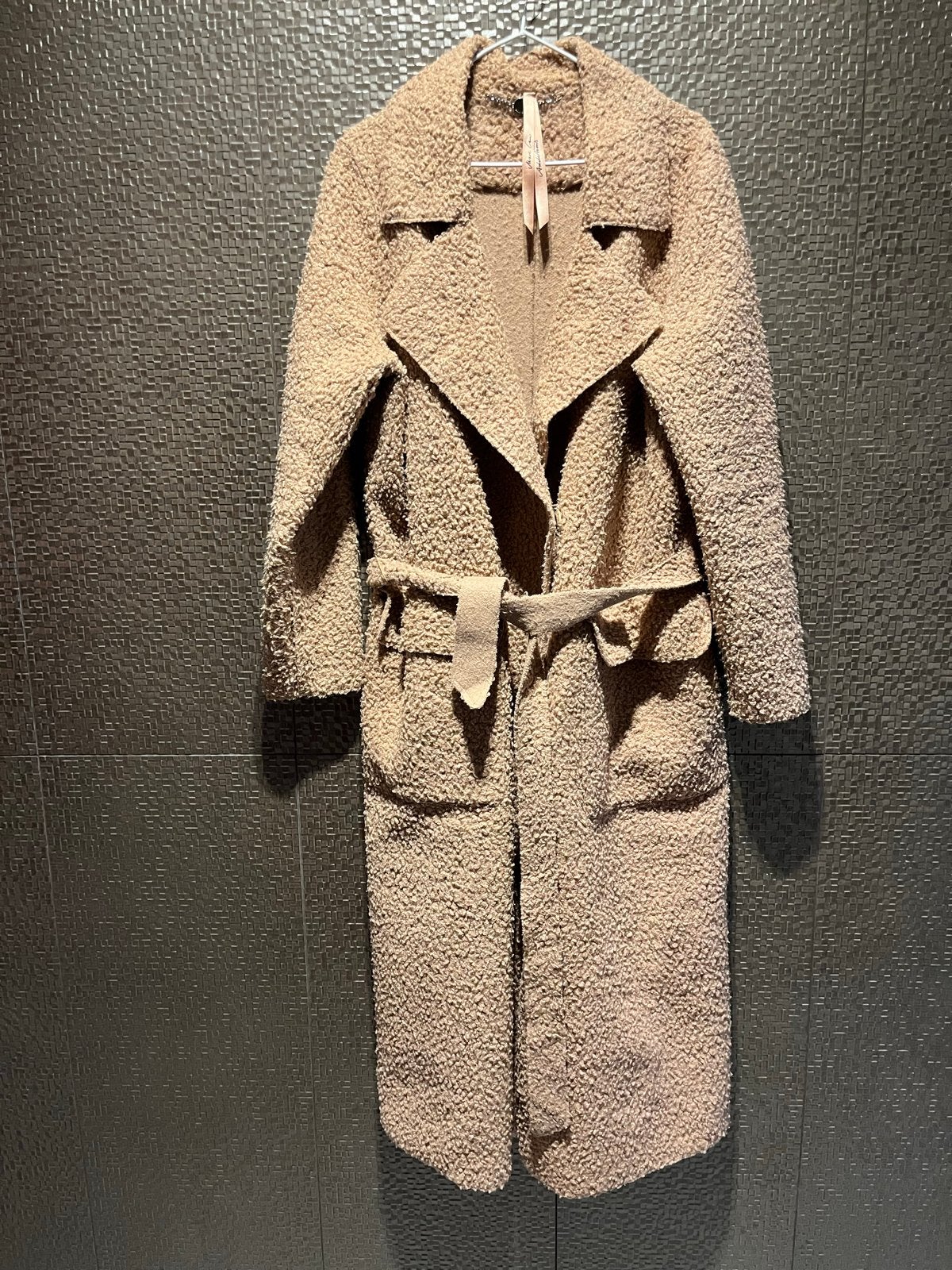 Marccain teddy jas N3, Ophalen of Verzenden, Zo goed als nieuw, Maat 38/40 (M), Beige