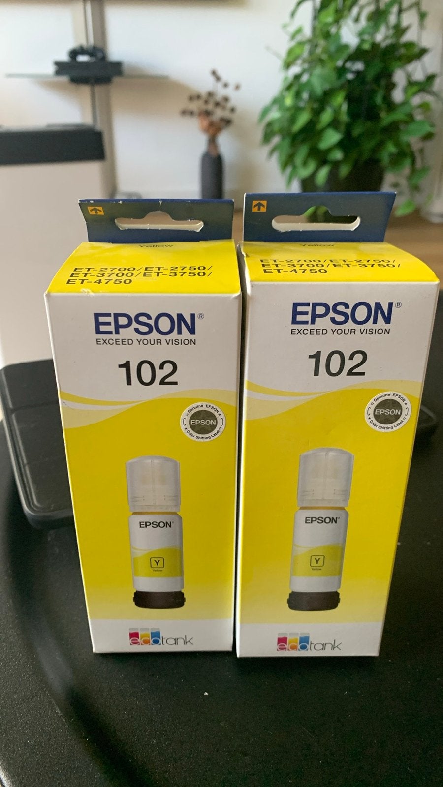 2x Epson 102 Ecotank Gele Inktflesjes - Nieuw, Ophalen of Verzenden, Nieuw, Cartridge