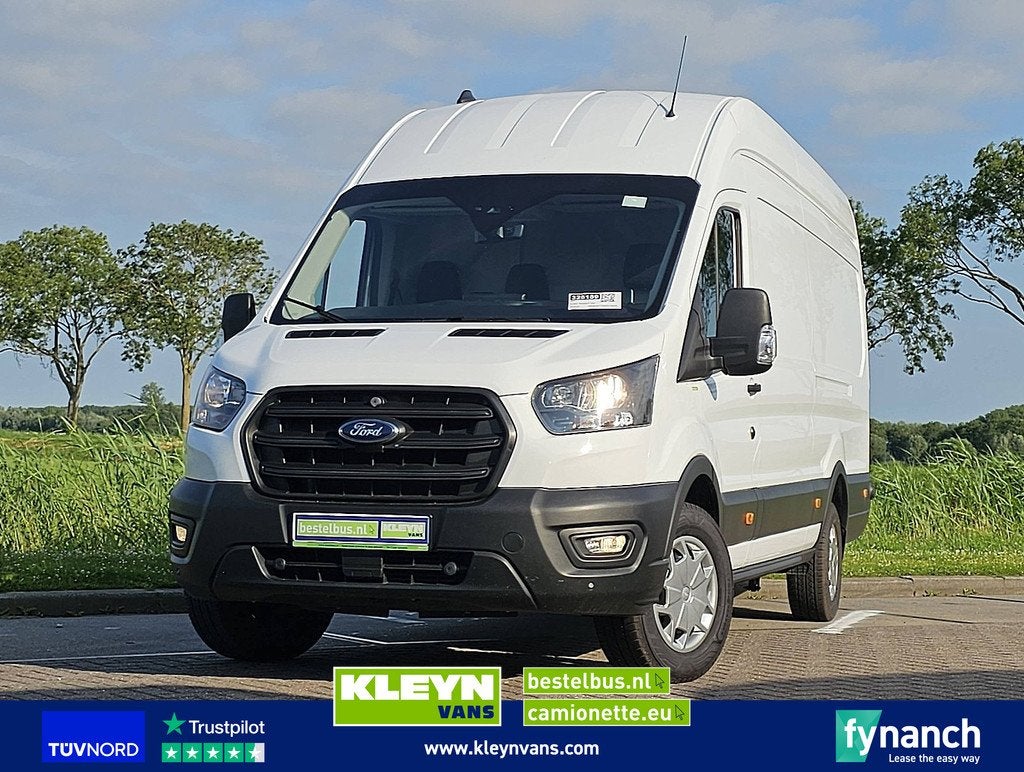 FORD TRANSIT 350 l4h3 131pk camera, Auto's, Gebruikt, Euro 6, Wit, Bedrijf