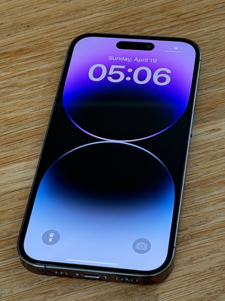 Zeer Mooi iPhone 14 Pro Purple 128GB, 100% batterijconditie!, Apple, ., Paars, Ophalen of Verzenden
