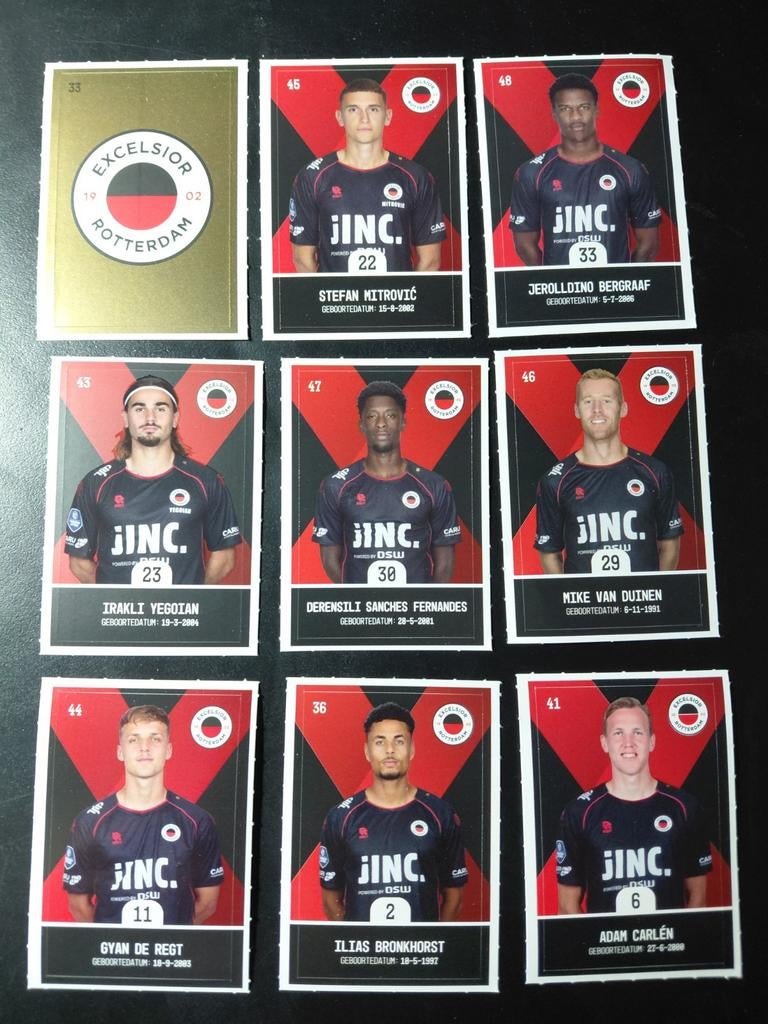 Excelsior rotterdam (stickers), Verzamelen, Ophalen of Verzenden, Nieuw, Poster, Plaatje of Sticker