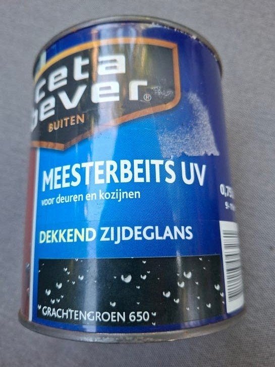 CetaBever Meesterbeits UV Grachtengroen 650 - ongeopend, Nieuw, Beits, Ophalen of Verzenden, Minder dan 5 liter