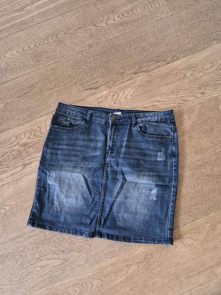 Rok dames maat L casual ladies - blauw, Blauw, Ophalen of Verzenden, Zo goed als nieuw, Boven de knie