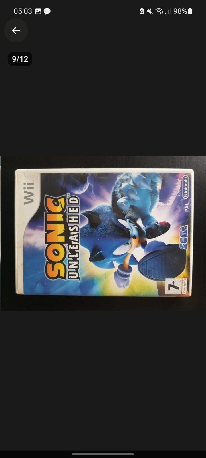 Sonic Unleashed - Nintendo Wii, Spelcomputers en Games, Avontuur en Actie, 1 speler, Ophalen of Verzenden, Zo goed als nieuw