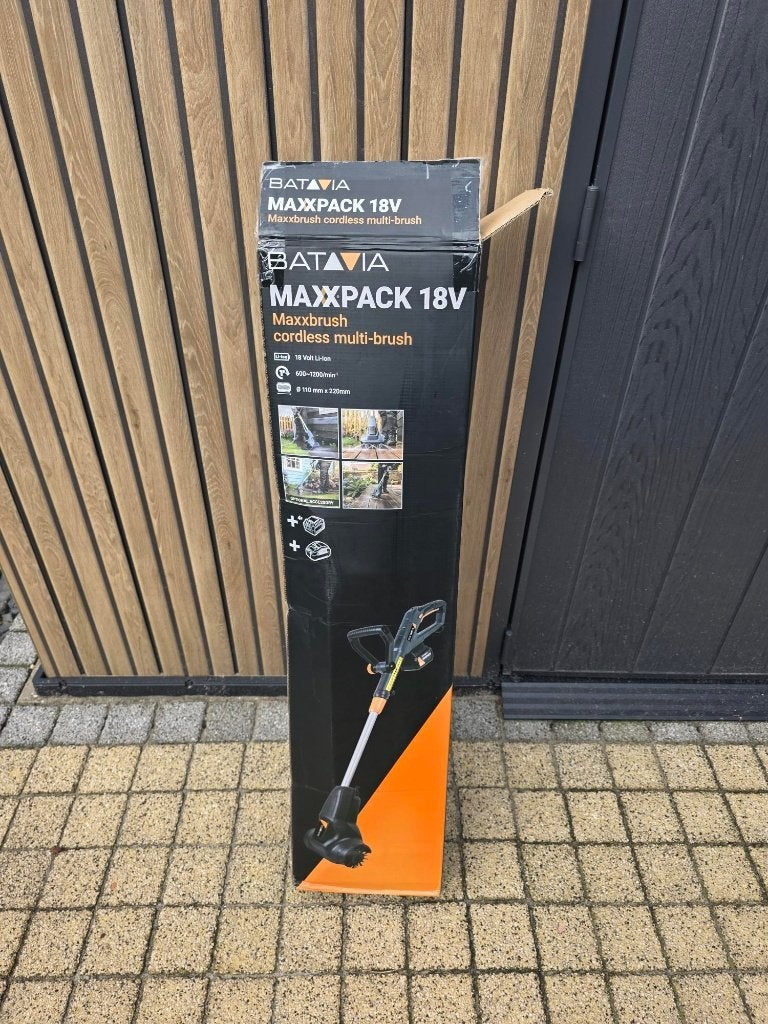 18V Maxxbrush Accu Multiborstel, Ophalen of Verzenden, Zo goed als nieuw