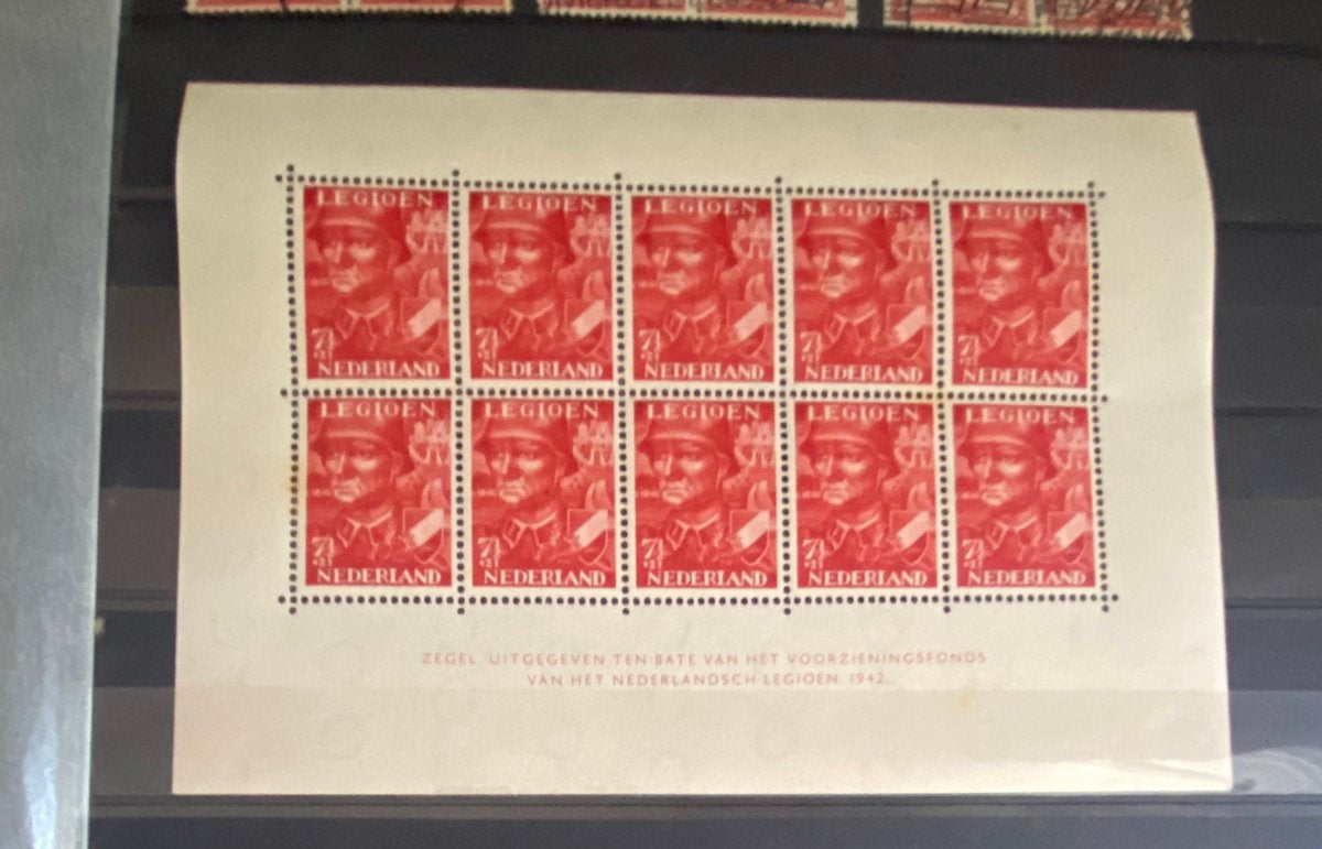 Nederland nvph 402b legioenblok ongebruikt, Postzegels en Munten, Postzegels | Nederland, Ophalen of Verzenden, Na 1940, Postfris