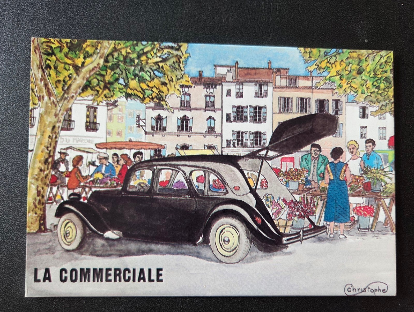 La Commerciale Citroën -  bloemist markt, Verzamelen, Verzenden, 1980 tot heden, Ongelopen, Voertuig