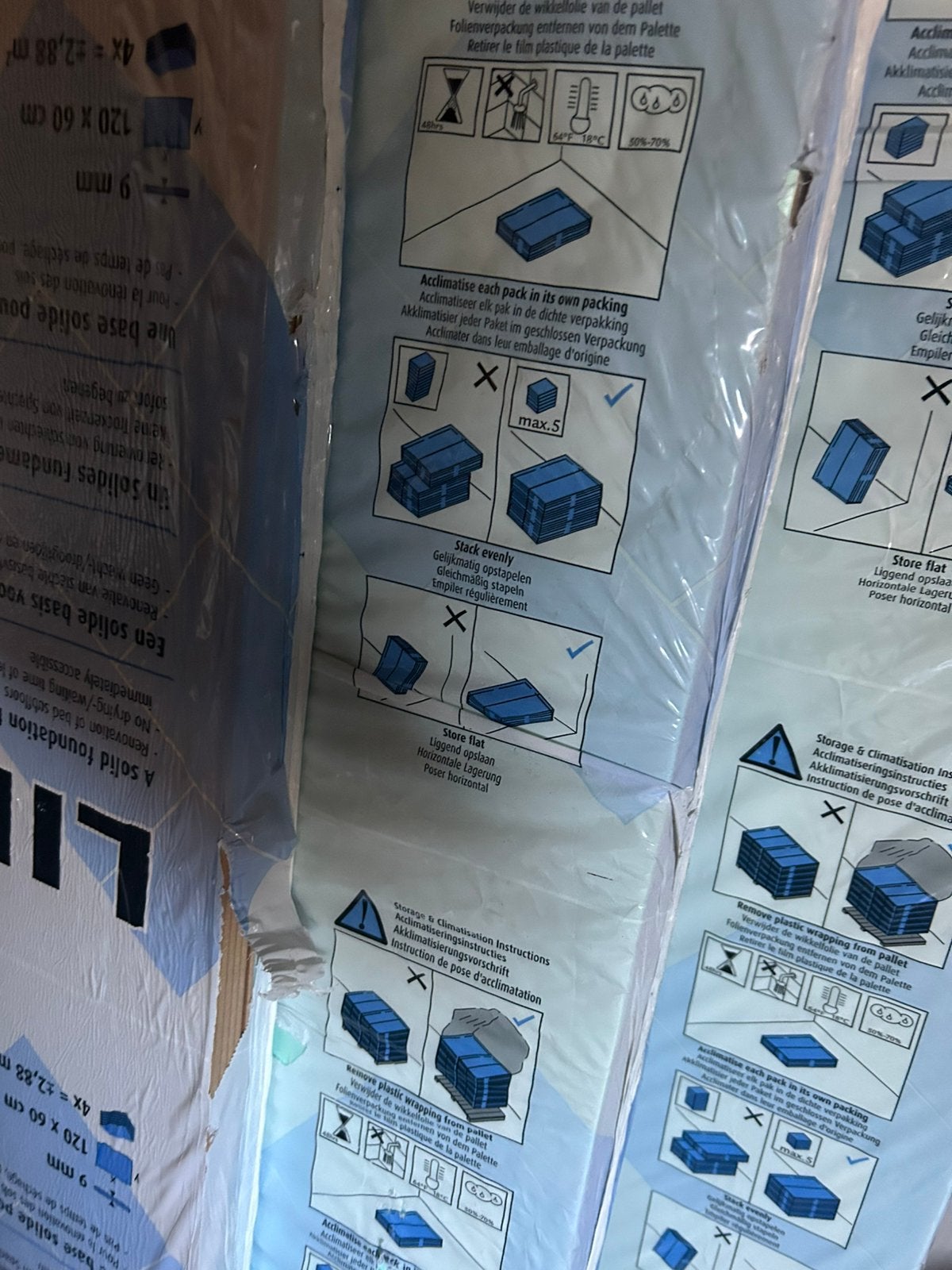 Lino floor , ondervloer, Ophalen, Zo goed als nieuw, Overige materialen, Minder dan 4 cm