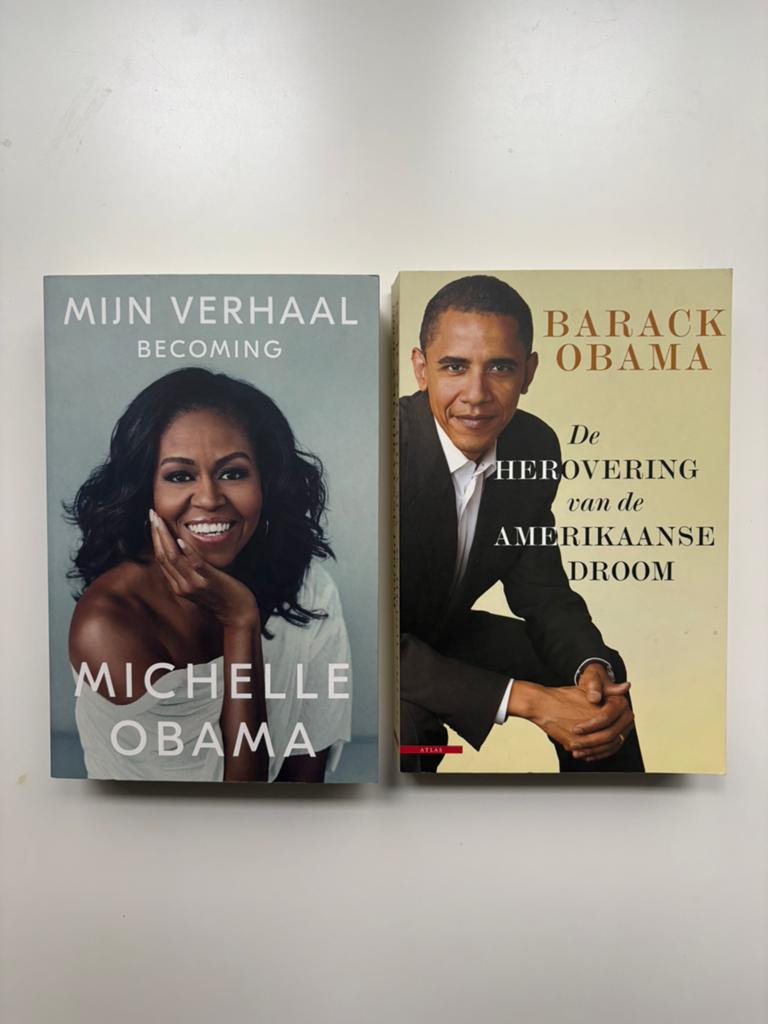 Michelle en Barack Obama Biografieen, Ophalen of Verzenden, Zo goed als nieuw, Overige