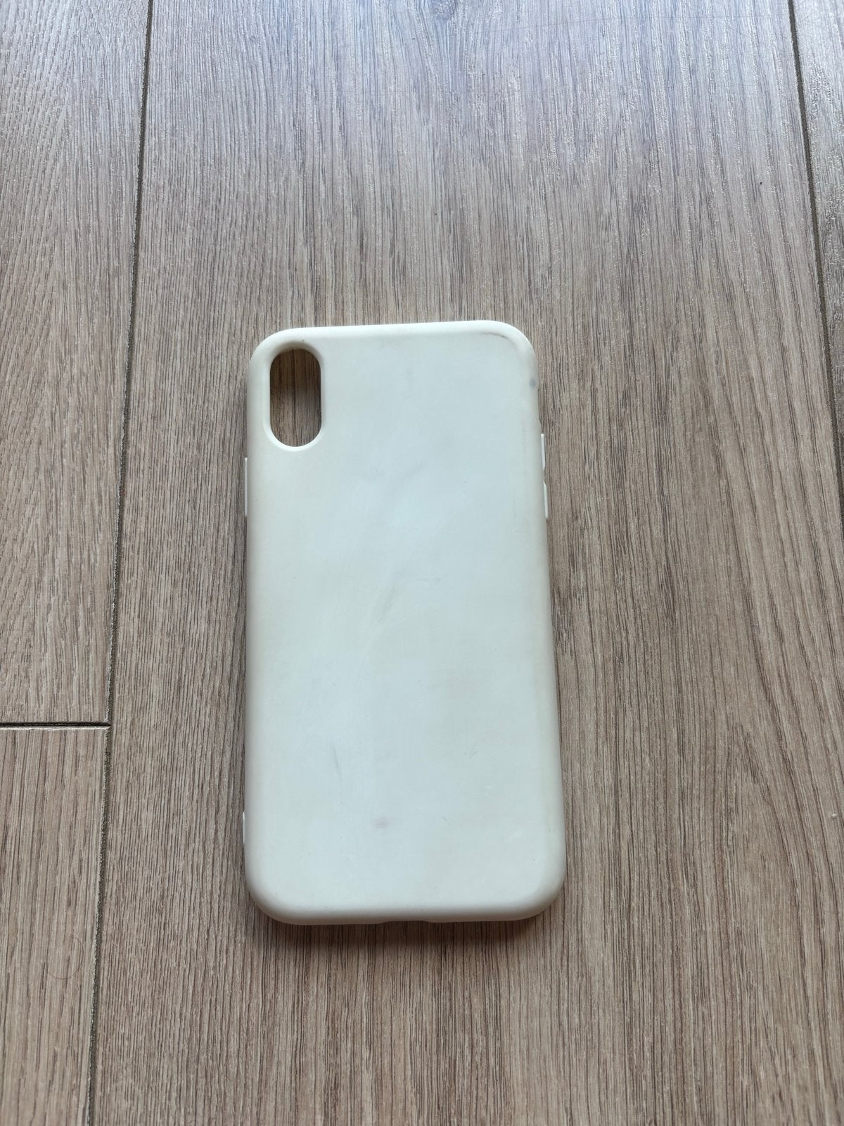 Siliconen hoesje voor iPhone XR - Wit/Crème, Telecommunicatie, Mobiele telefoons | Hoesjes en Frontjes | Apple iPhone, Gebruikt