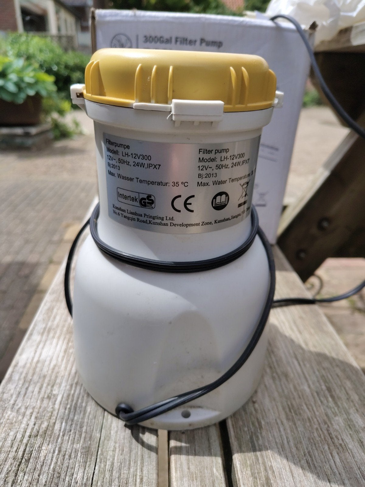 Zwembad Filterpomp LH-12V300 - 300 Gal, Ophalen