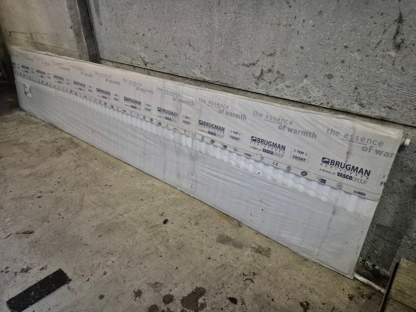 Nieuwe Brugman Vasco Climara Links Radiator H500 L2720, Ophalen, 30 tot 80 cm, Radiator, Nieuw