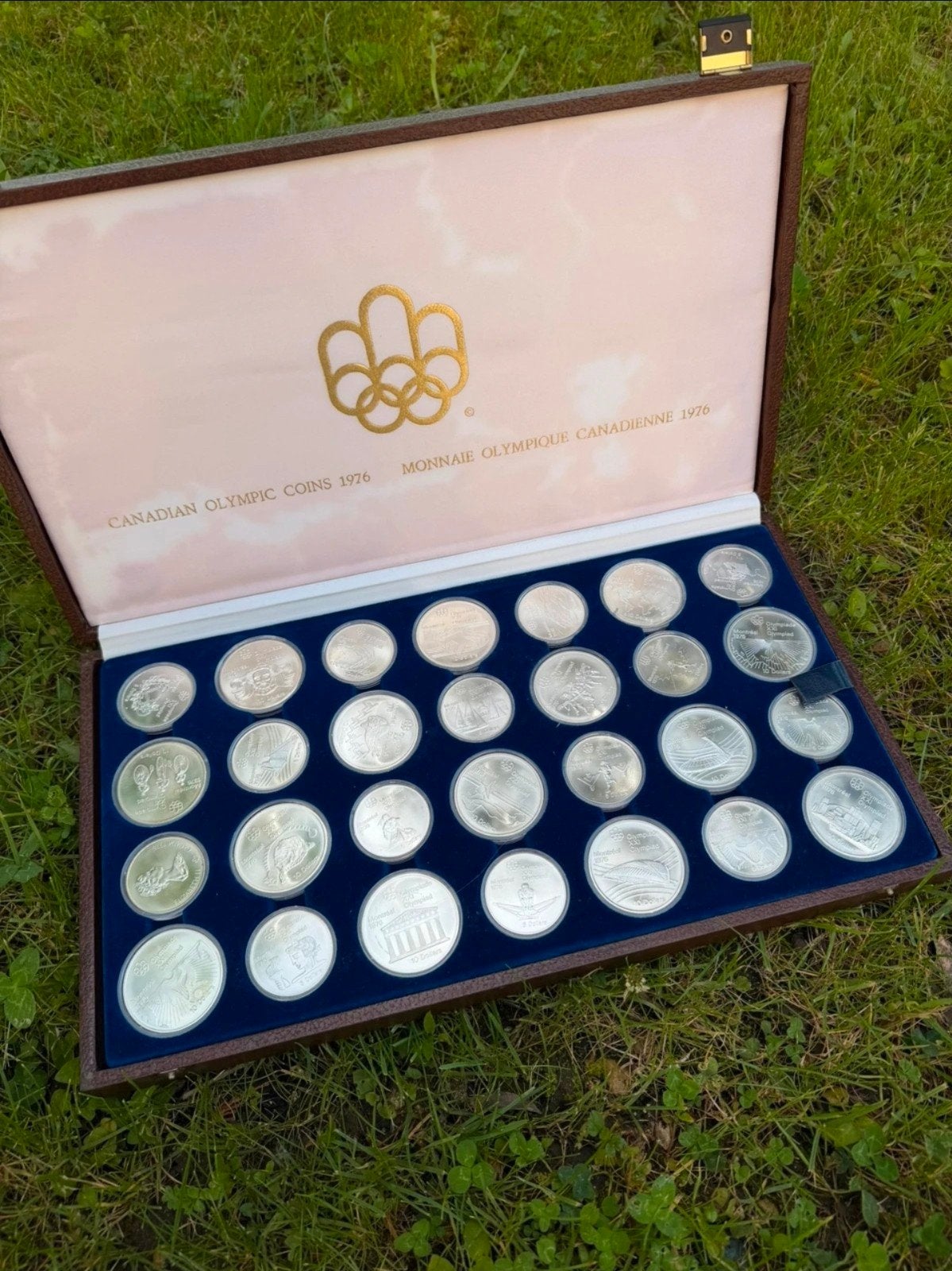 Canadese Olympische Munten 1976 (Zilver), Postzegels en Munten, Ophalen of Verzenden, Zilver