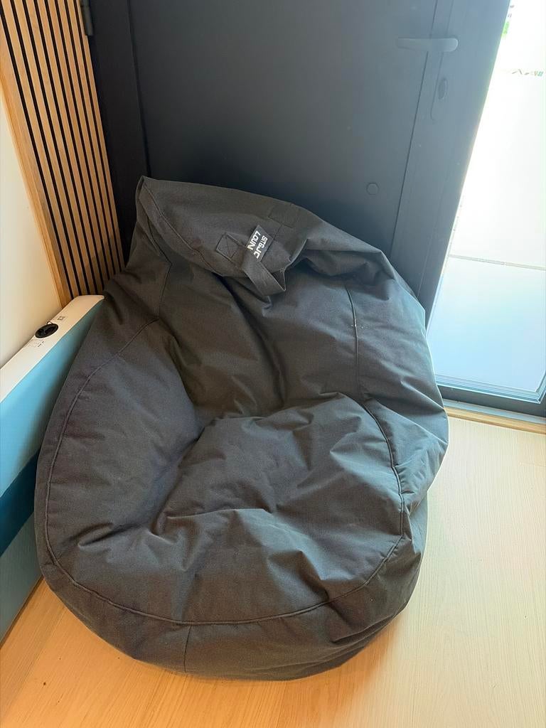 Zitzak Sit & Joy Lounge - Comfortabel en Stijlvol, Ophalen, Gebruikt, Grijs, Zitzak