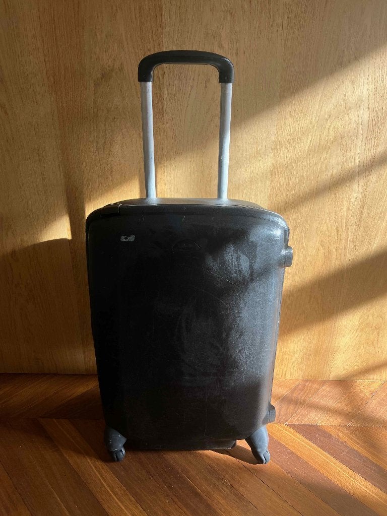 Samsonite grote harde koffer 73 cm – 4 wielen – zwart, Ophalen, Gebruikt, Hard kunststof, 70 cm of meer