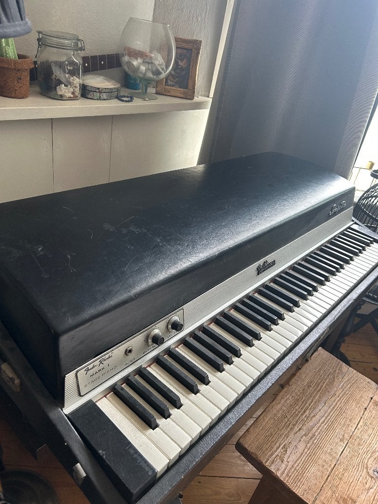 Fender rhodes 1973 mark 1, Ophalen of Verzenden, Gebruikt, Zwart