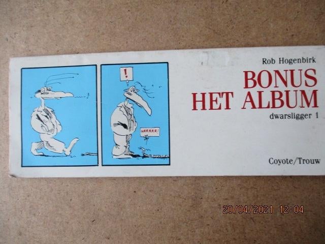 adv1601 bonus het album, Eén stripboek, Ophalen, Gelezen