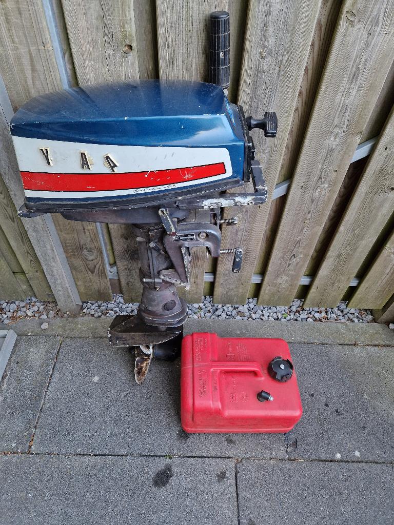 Yamaha motor 8pk 2takt 1985, Ophalen, Gebruikt, Benzinemotor